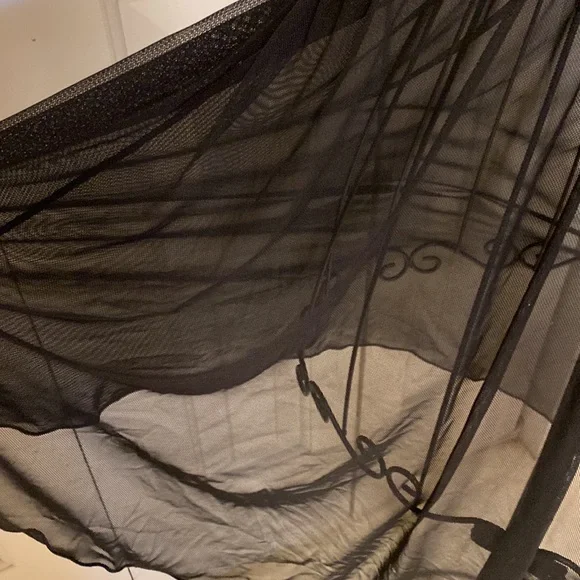 daisy fuentes 1X short black nightie - Picture 4 of 6